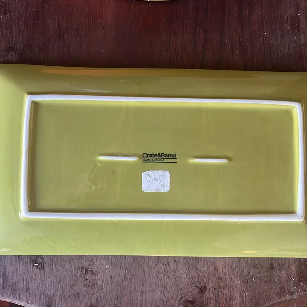 Crate&Barrel beautiful green
