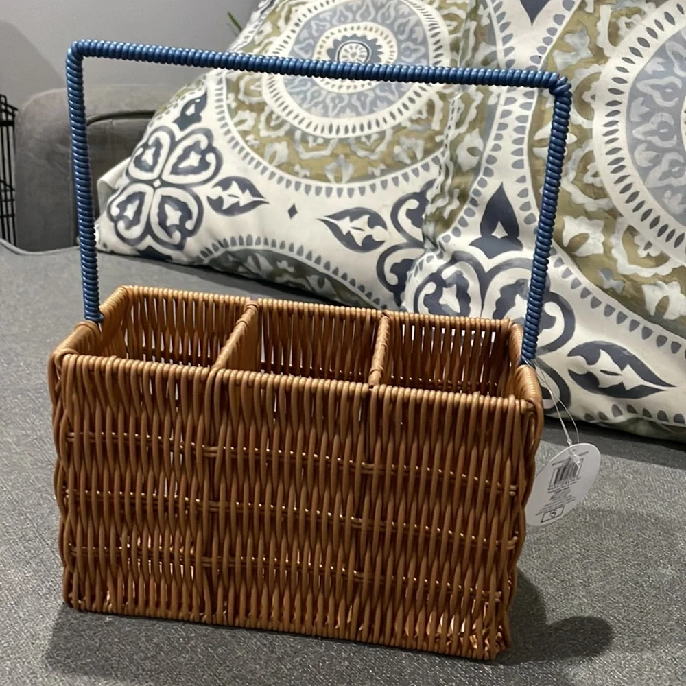 COPY - Target Bullseye Playground Rectangle Utensil Holder 3 Slot Woven