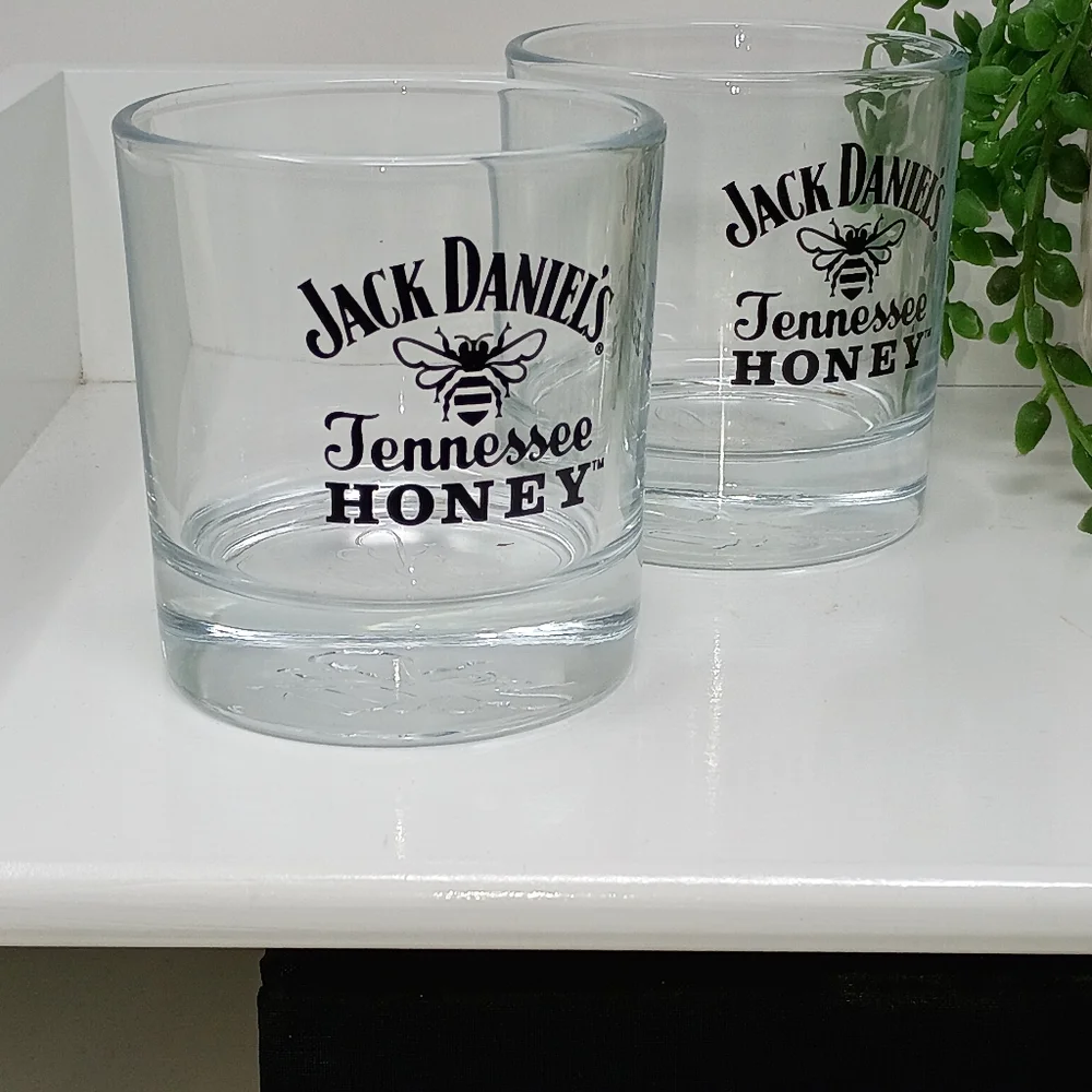 Jack Daniels 2pc Set Burbon Glasses