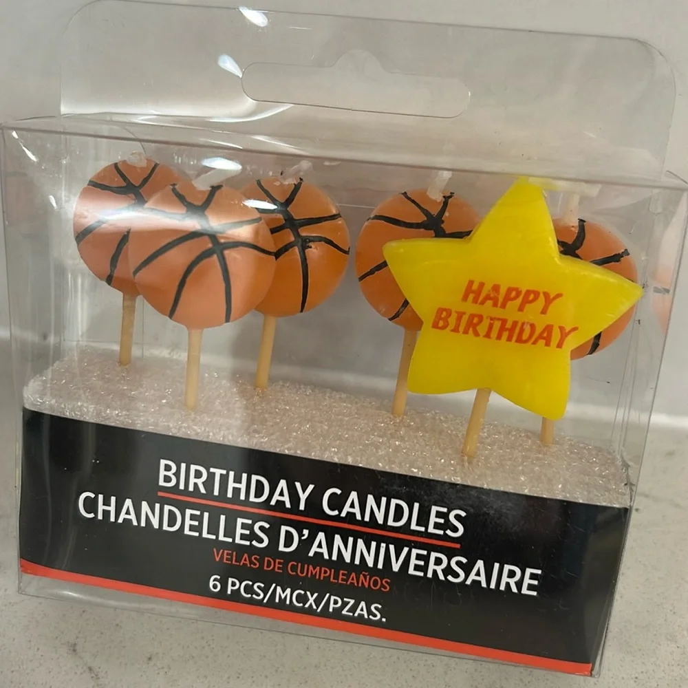 🏀 BASKETBALL birthday candles