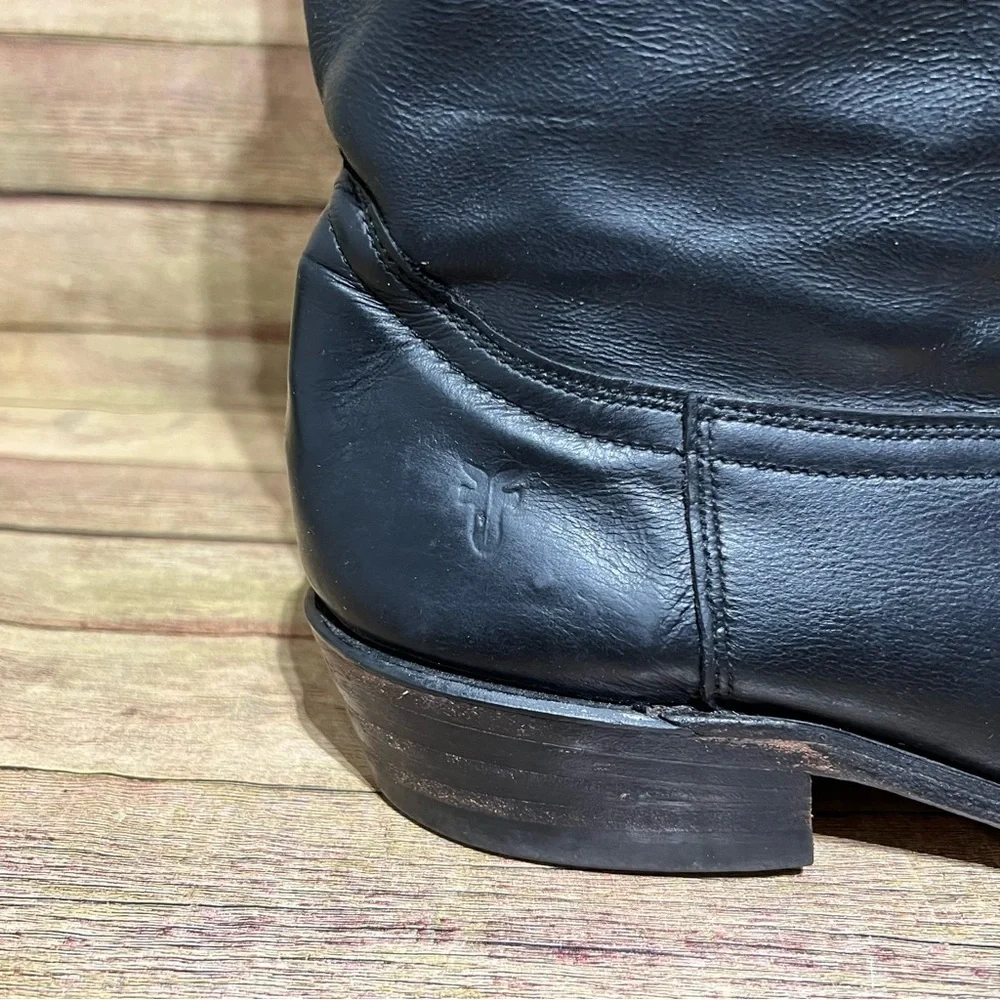 Frye black leather