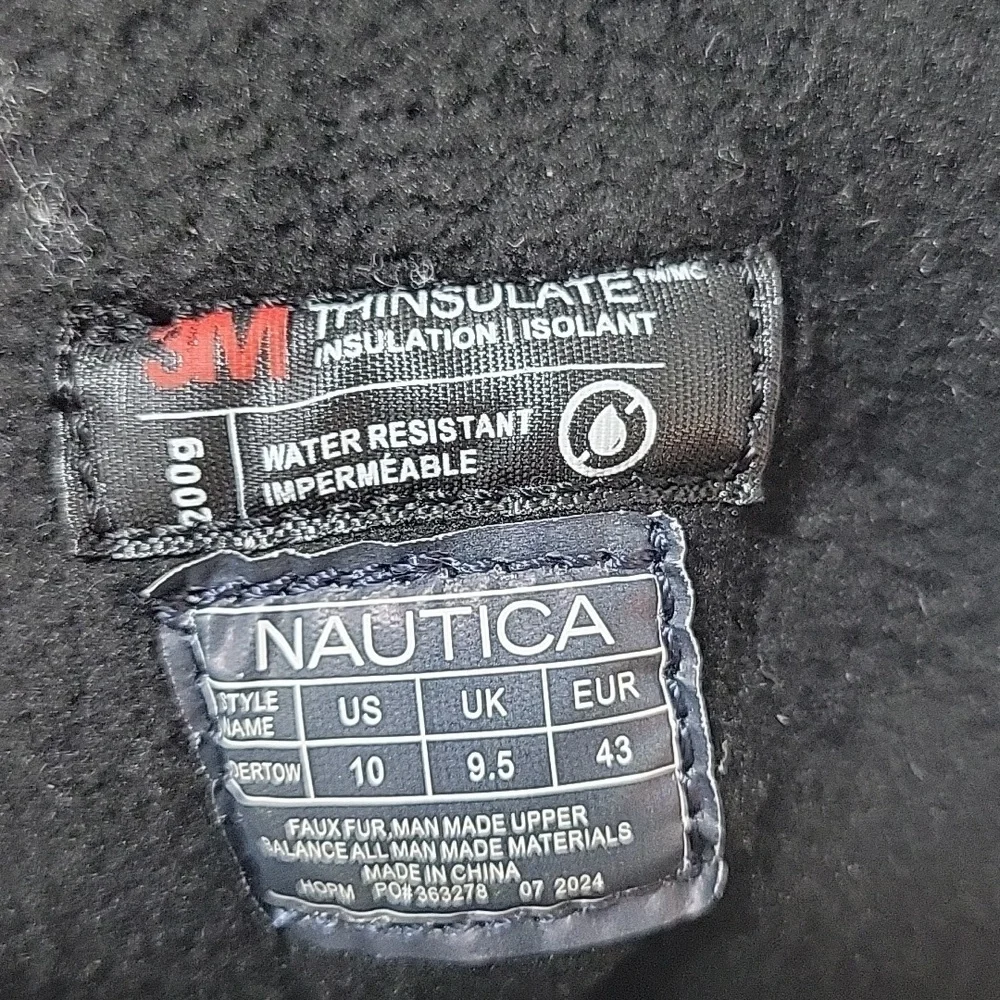 Nautica Men's Under Tow Cold Weather Boots Size 10