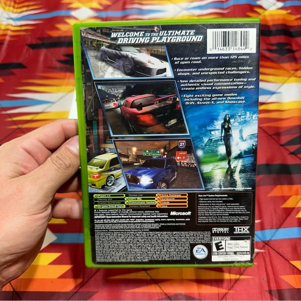 Need for Speed Underground 2 (Microsoft Xbox, 2004) (NO GAME)
