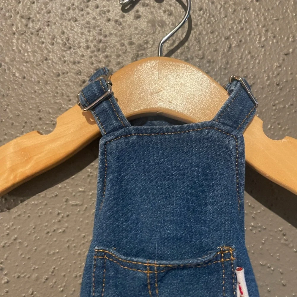 Pet Clothing Outfitters Denim Dog Overalls