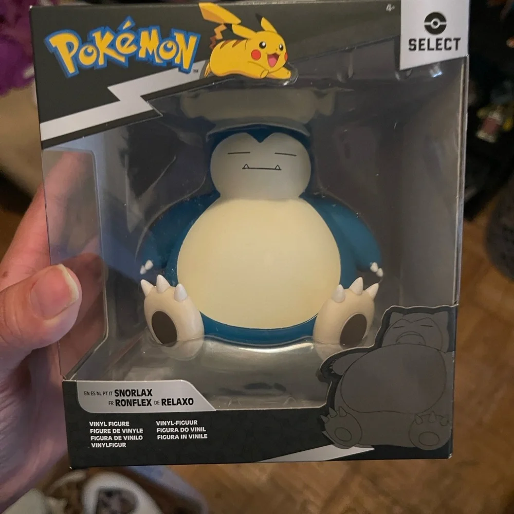 Snorlax Vinyl Figure - Blue and White