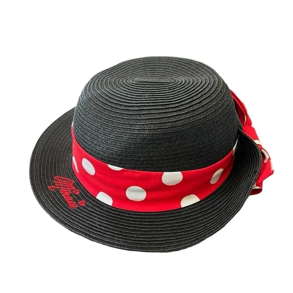 DISNEY Minnie Fedora with Bow Youth Size​​​​​