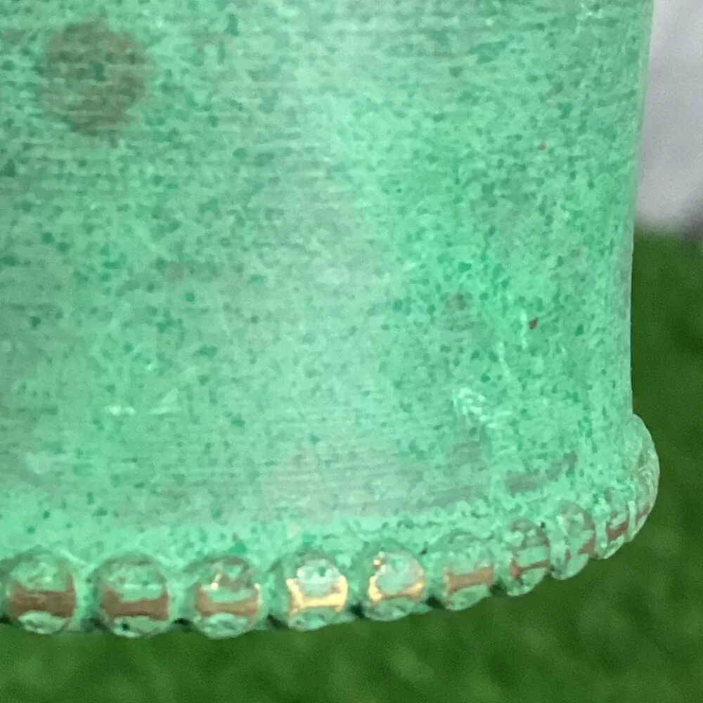 Vintage verdigris copper