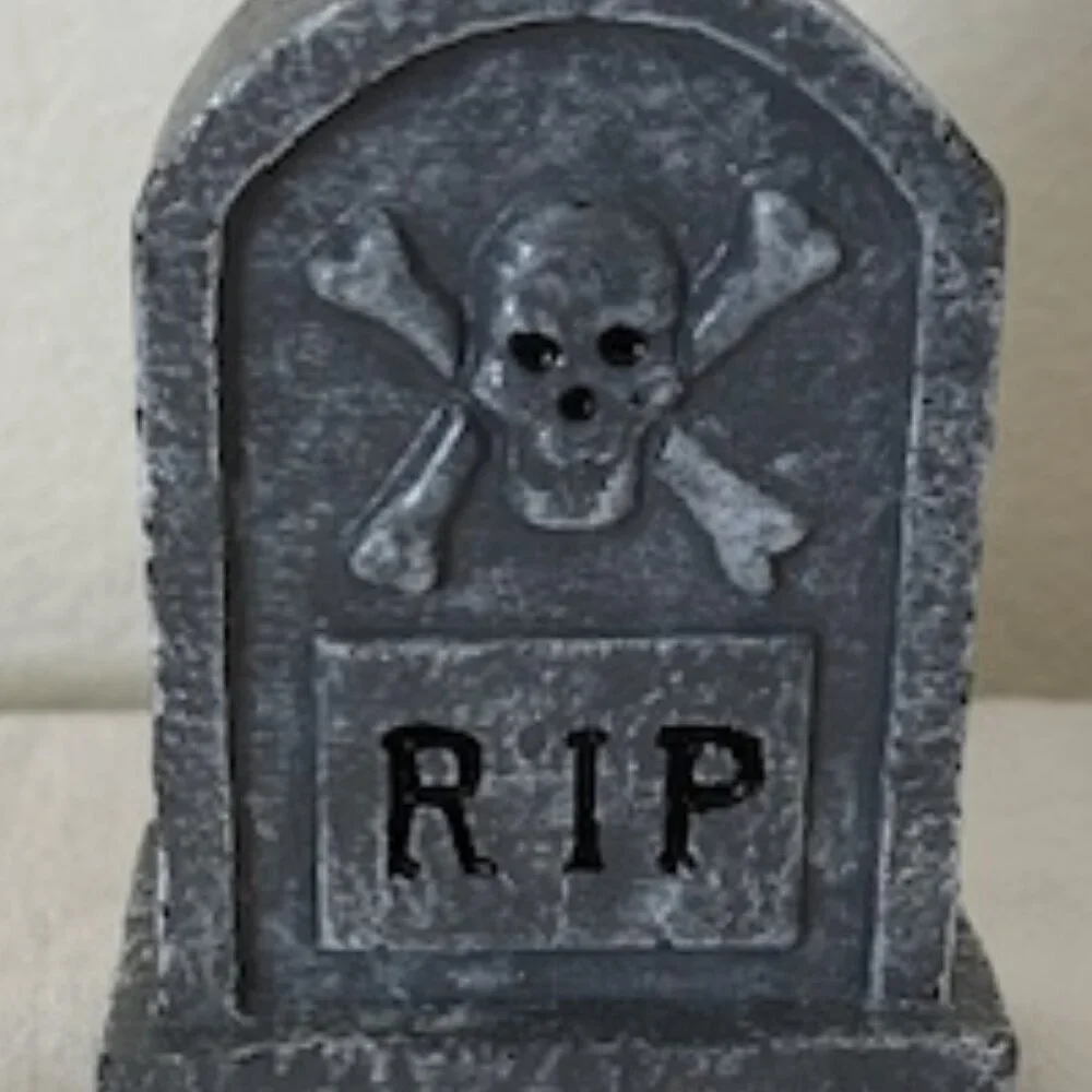 Z Gallerie halloween headstone