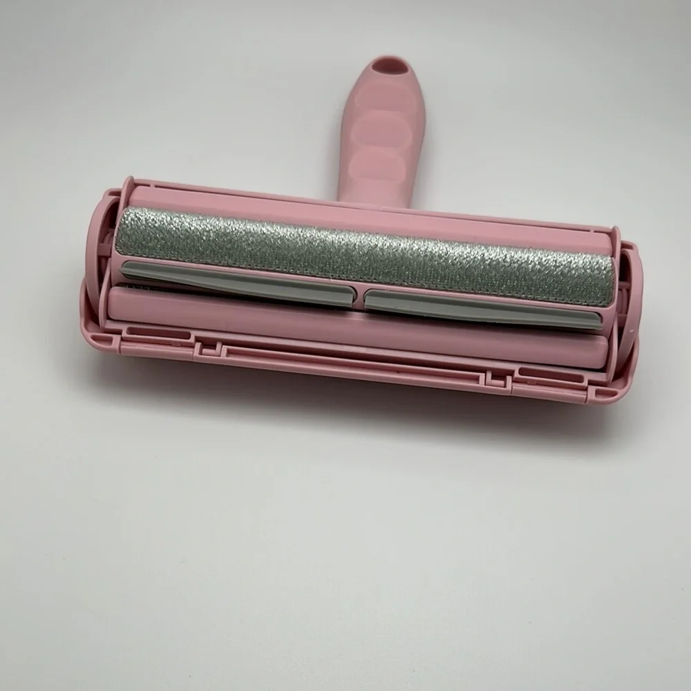Pink and Silver Dog Grooming Tool