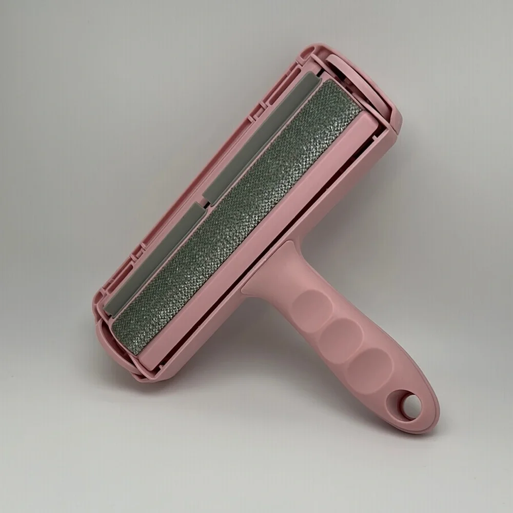 Pink and Silver Dog Grooming Tool