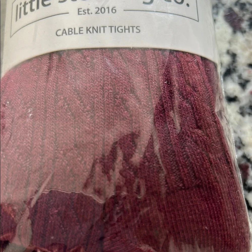 Girlhood By Little Stocking Co wine color