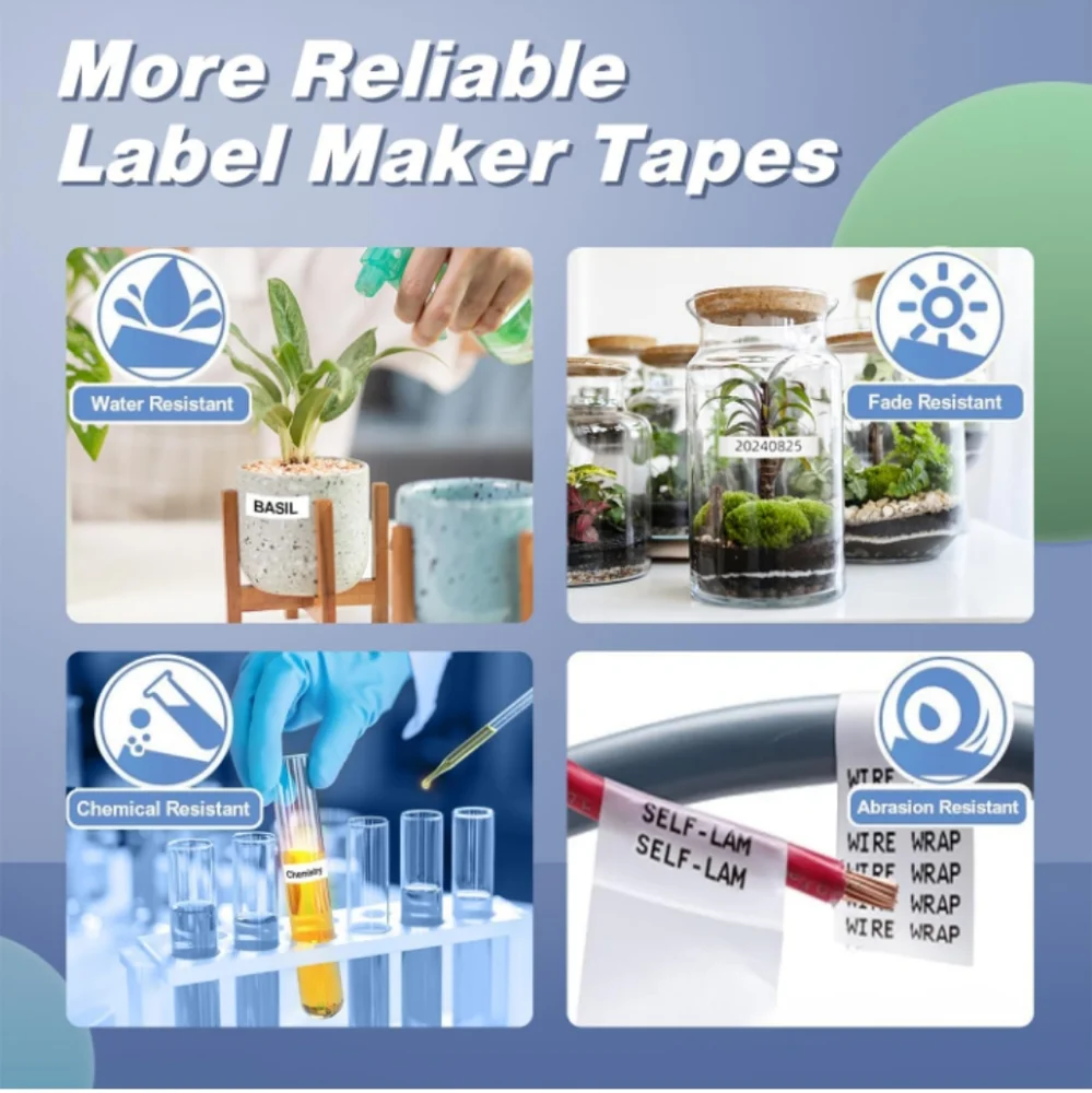 Brother TZe-231 Label Tape Cassette 4-Pack