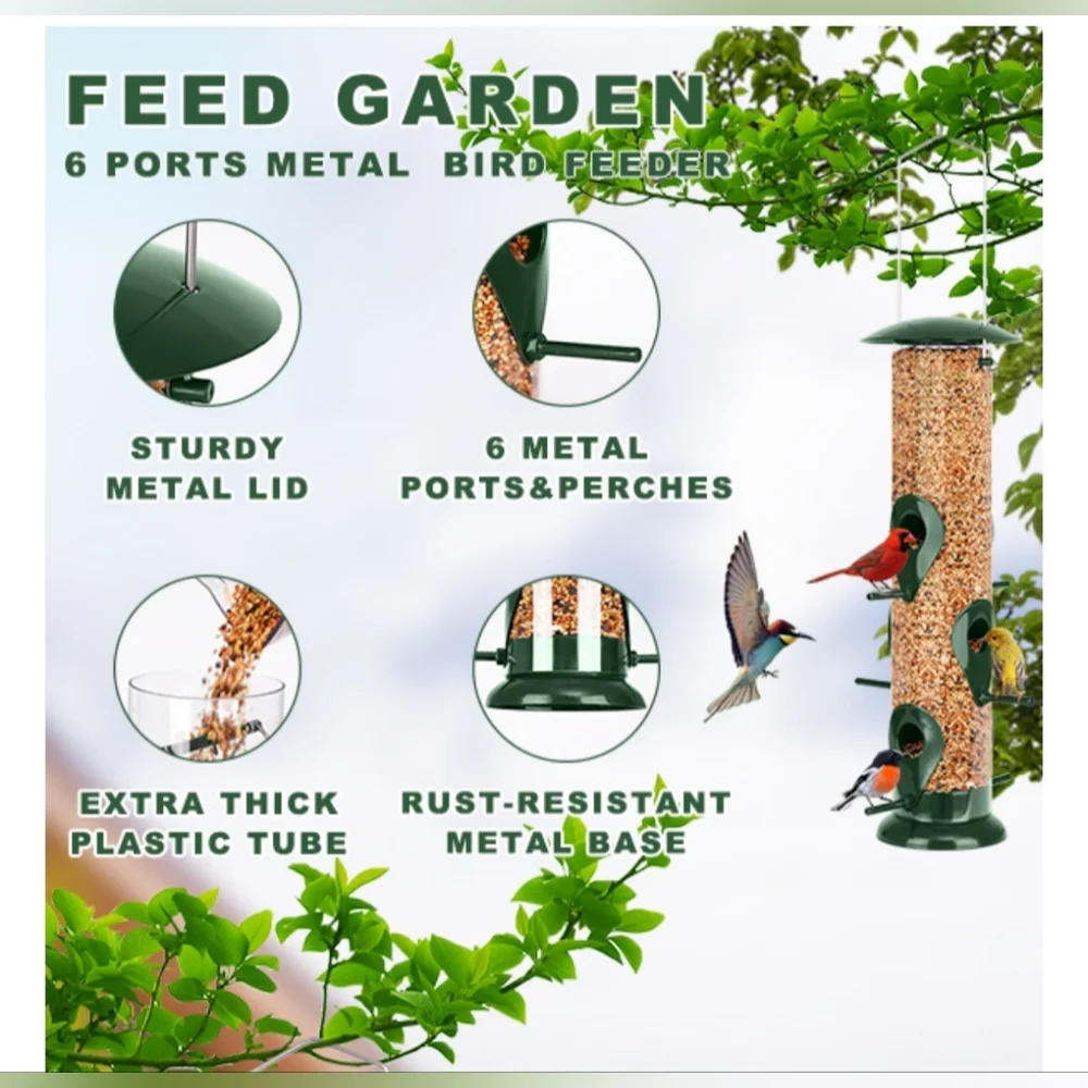 Green Bird Feeer 2 Pack