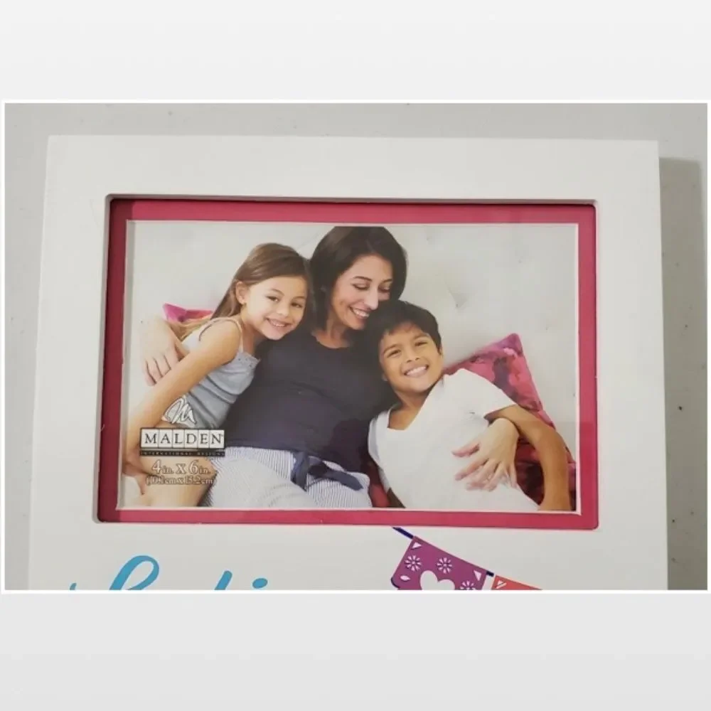 New Latina White 4X6 Picture Frame