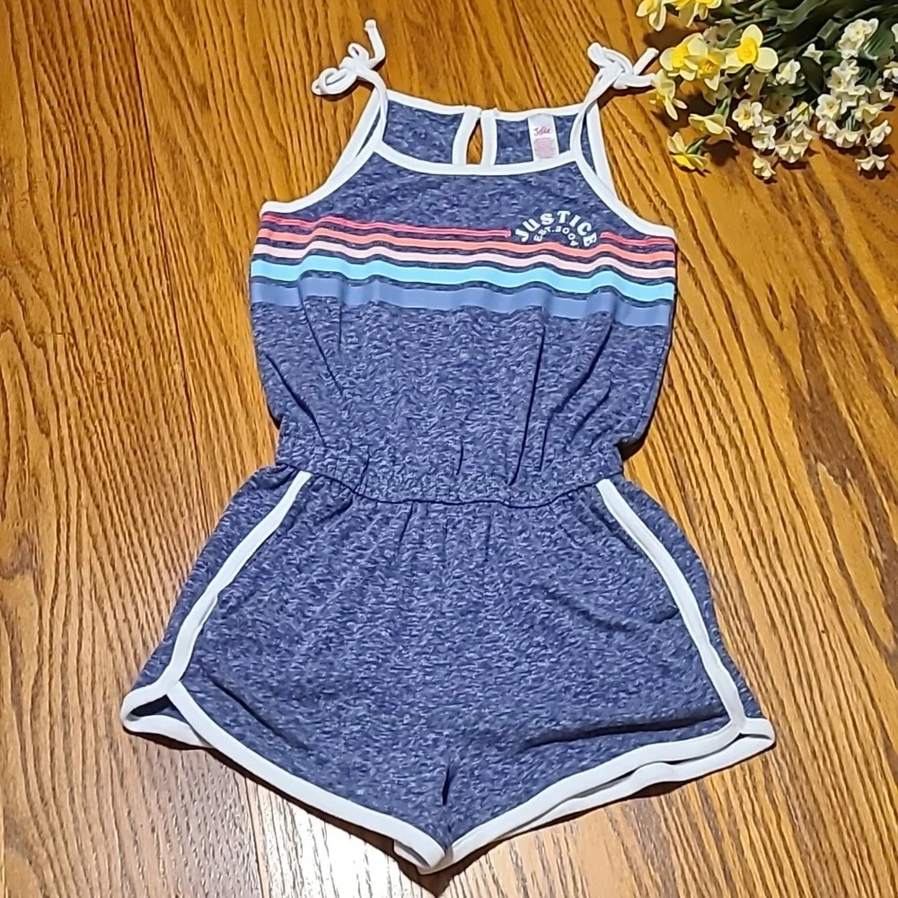 Justice one Piece Romper - Girl's 7