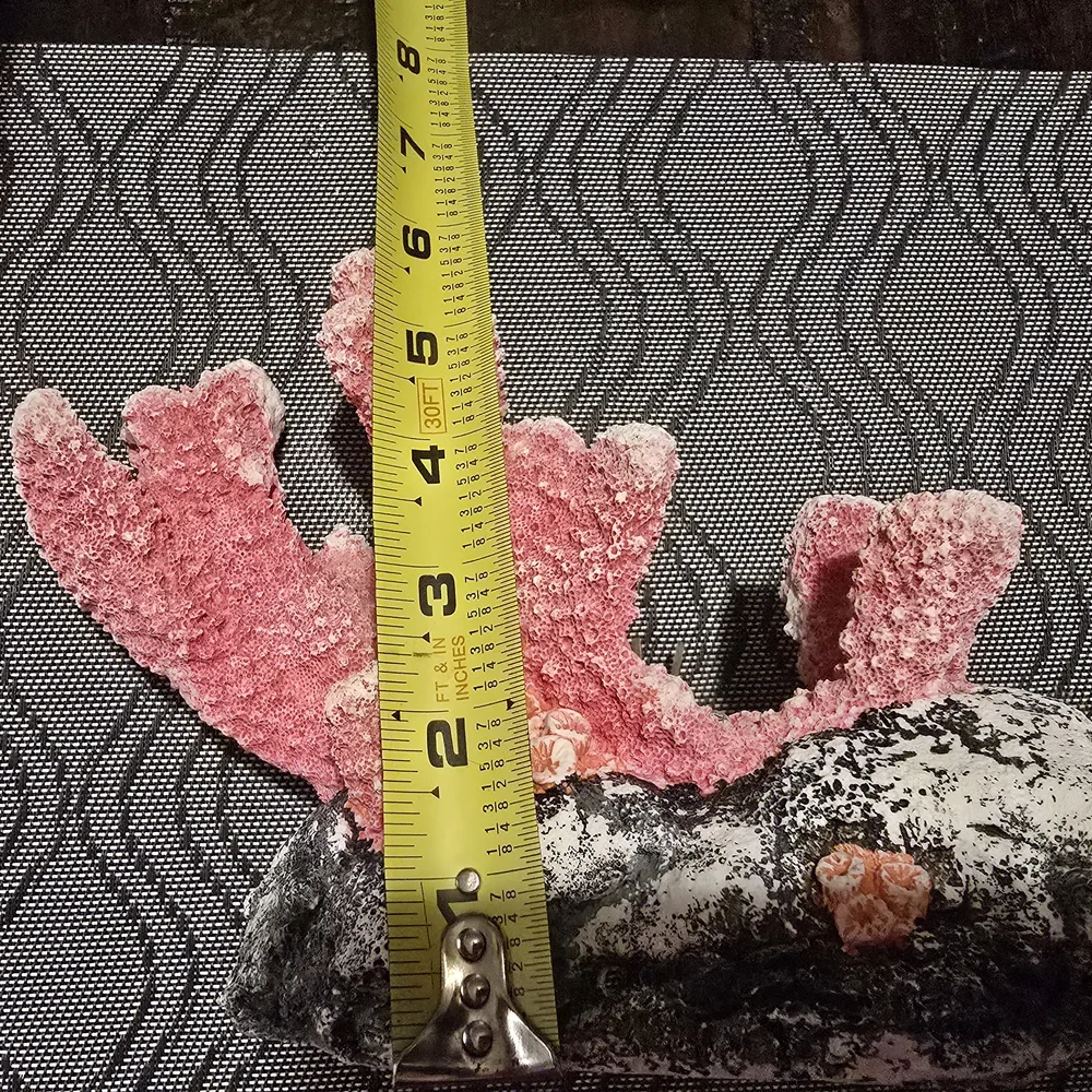 Pink Coral Aquarium Decor