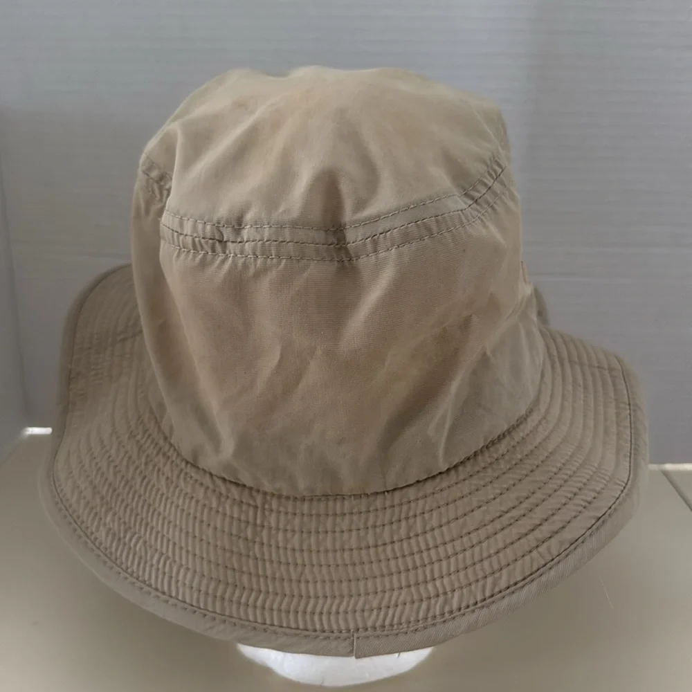 Acrux Cleveland Indians Tan Unisex Bucket Hat with Purple Embroidery Nylon