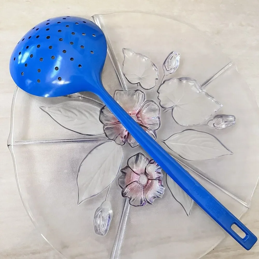 COPCO MELAMINE Utensils Serving Spoon/Fork/Strainer Long Handle Blue Red White