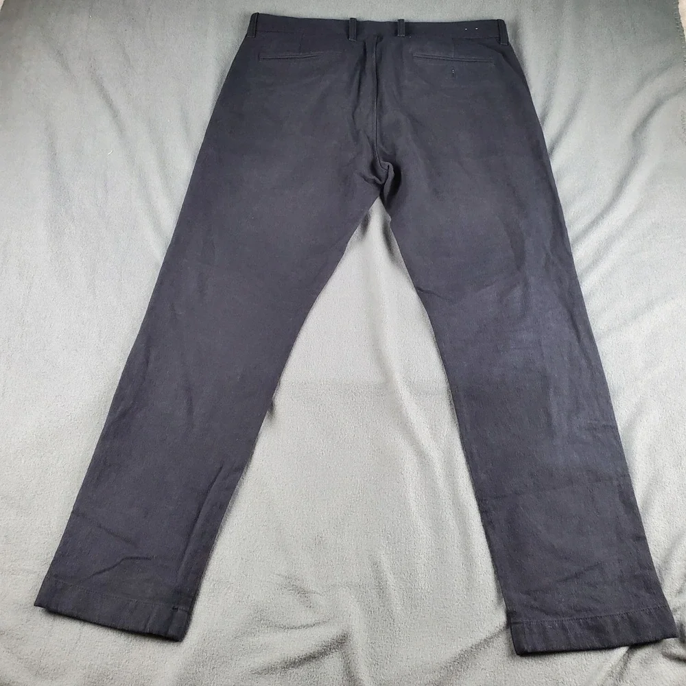 J. Crew Stretch Slim Fit thick Dress Pants Office Wear Casual Size 34x29 black