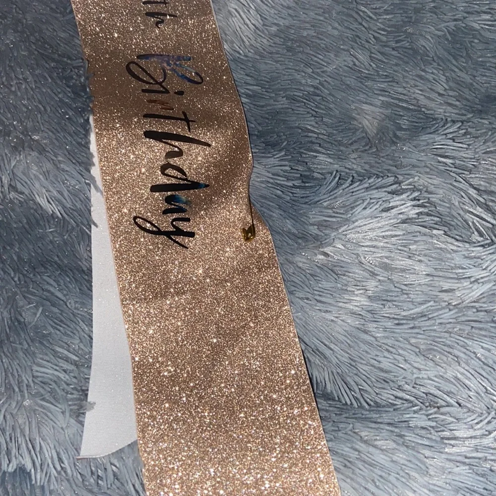18th b-day sash & crown