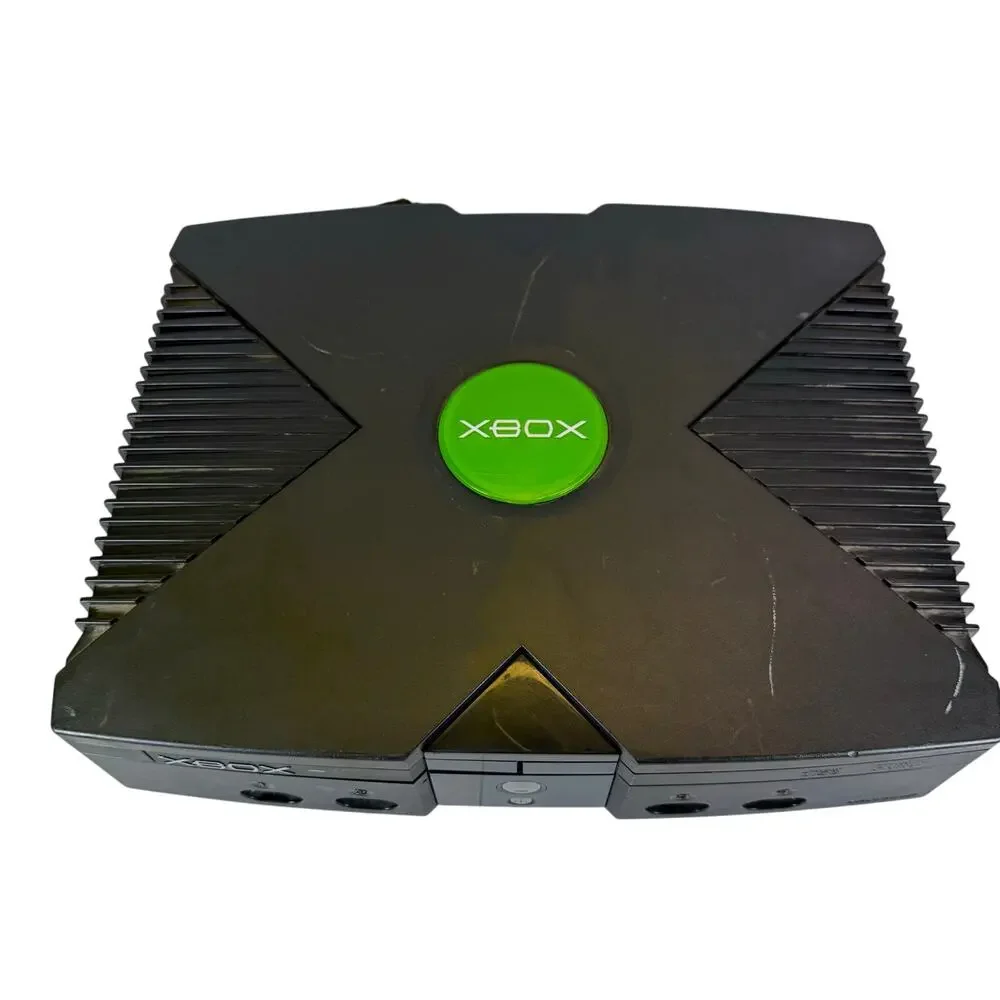 Microsoft Original Xbox For Parts And Repair, Power On, Disc Driver Stuck