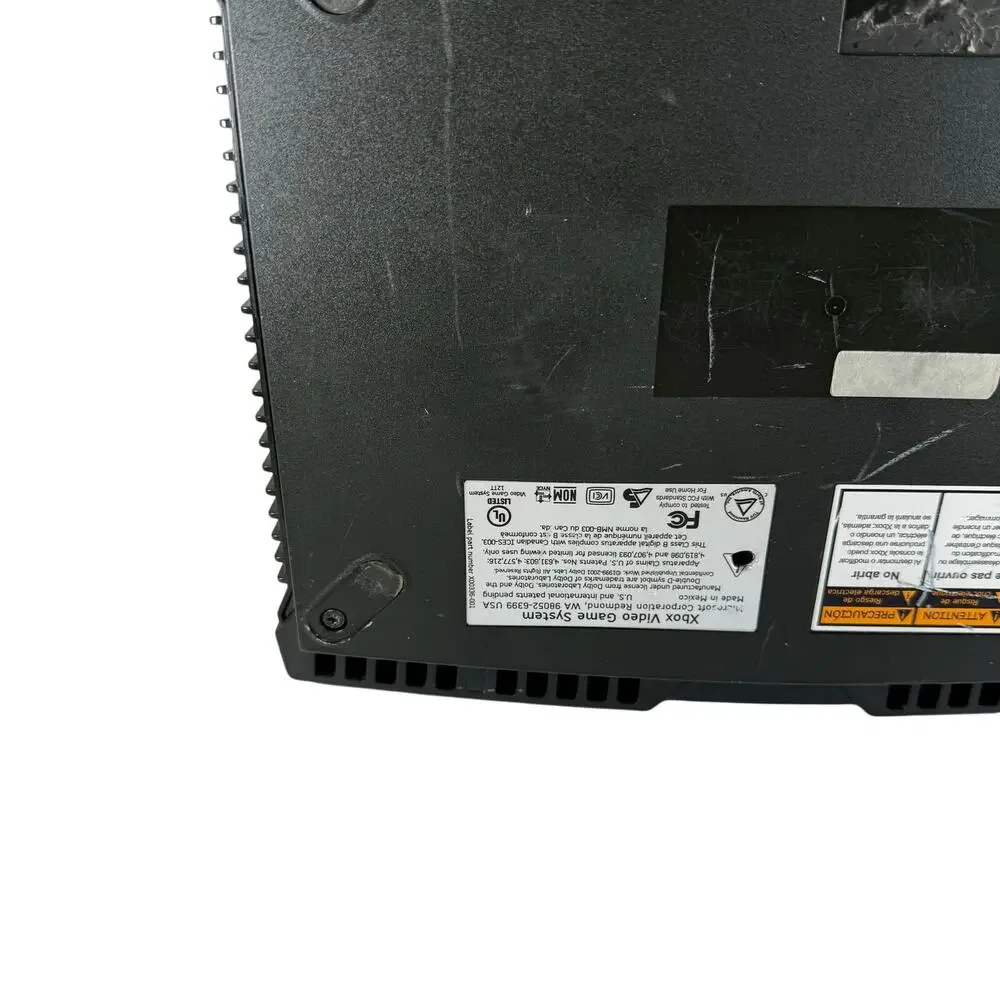 Microsoft Original Xbox For Parts And Repair, Power On, Disc Driver Stuck