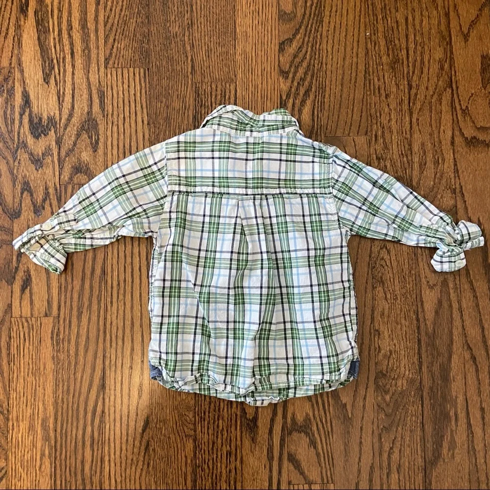 Baby Gap Plaid button down shirt