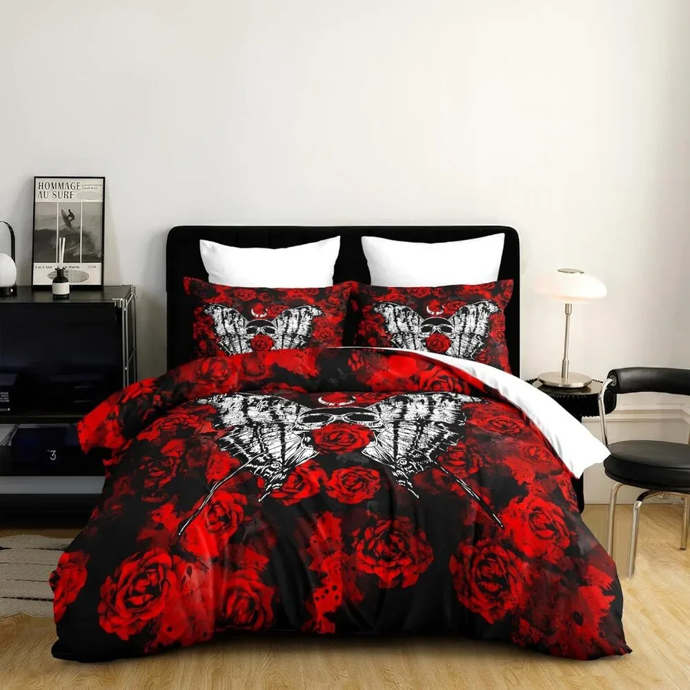 Romantic Roses Comforter Set Queen Sz