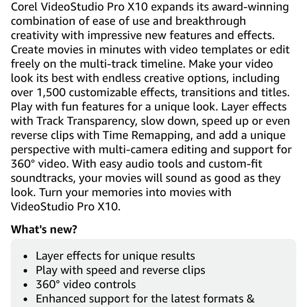 VideoStudio Pro X10 Video Editing Software