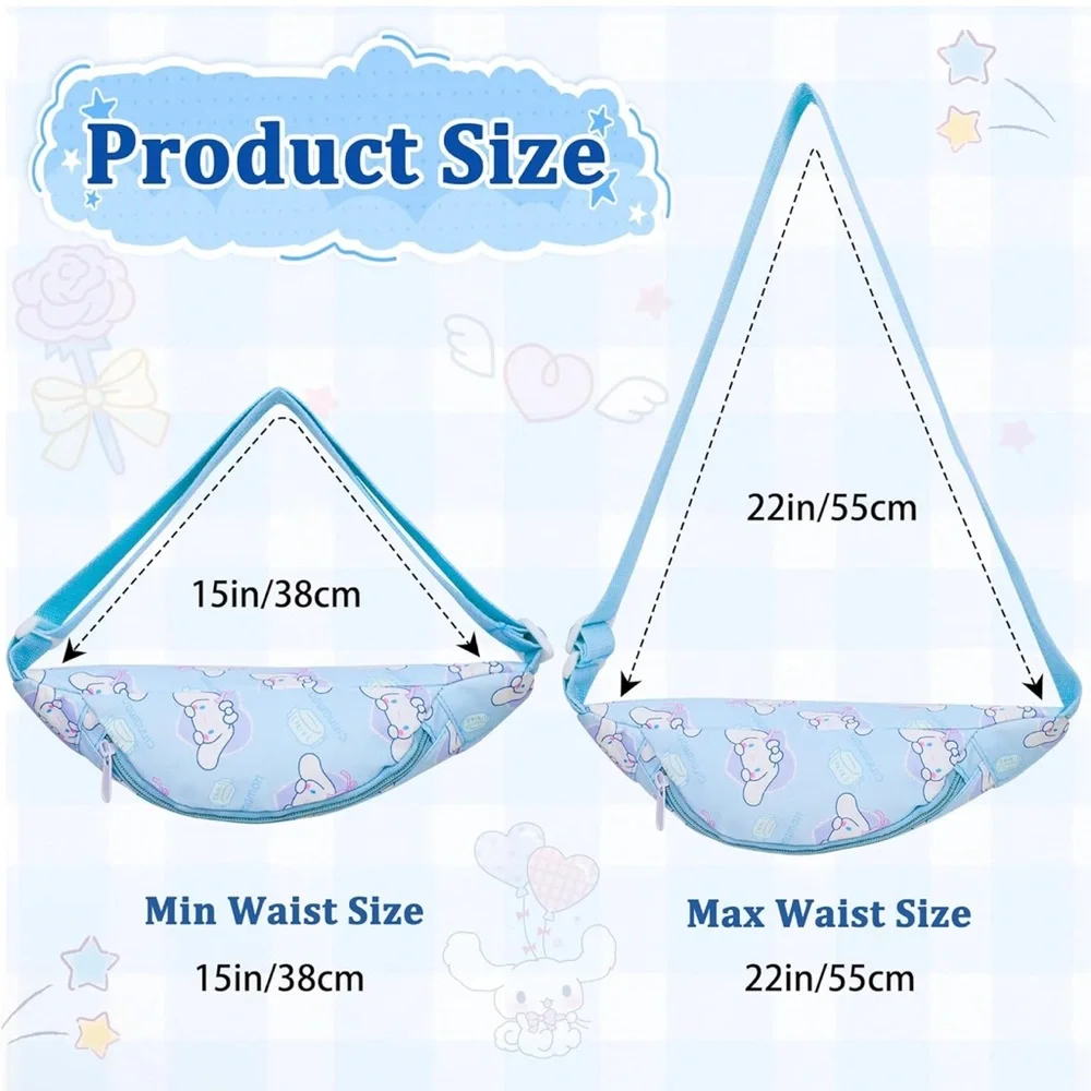 Cinnamorollo Kids Fanny Pack - Light Blue