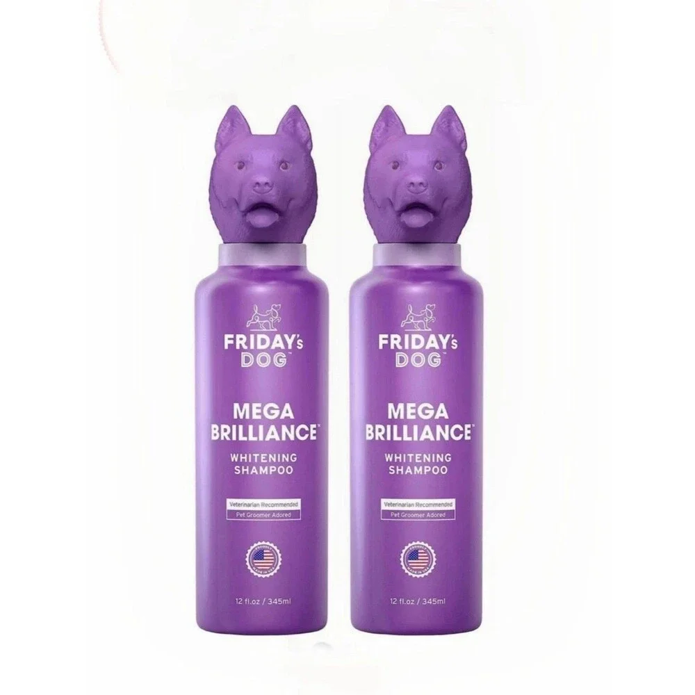 Fridays Dog Whitening Shampoo For Dogs 2 pack