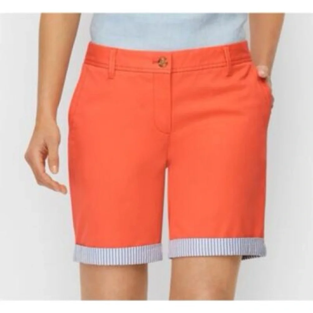 Talbots Vibrant Orange Women's Bermudas