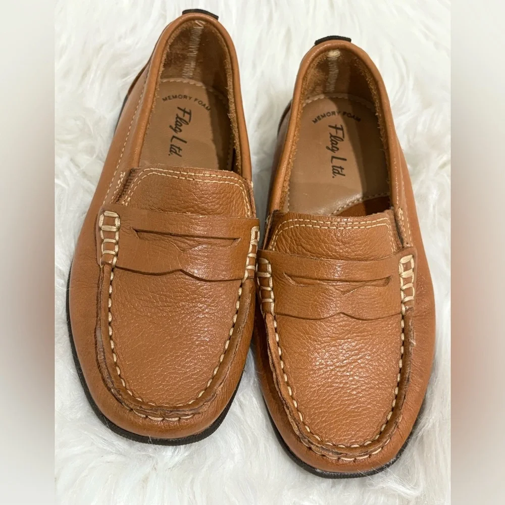 Flag L td. Boys Leather Dress Shoes Size 9M