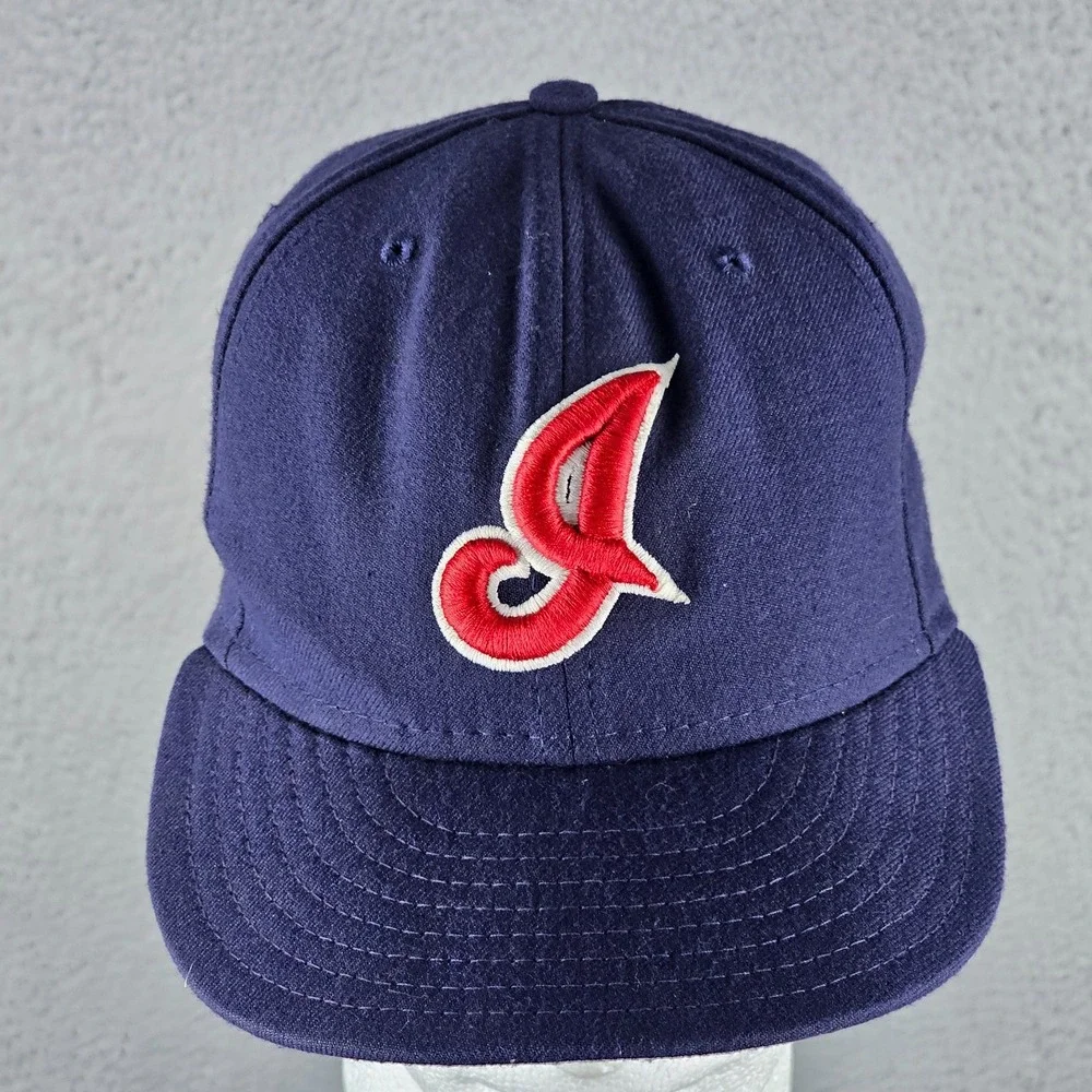 Vintage Cleveland Indians Hat Cap New Era Authentic Collection I Logo 7