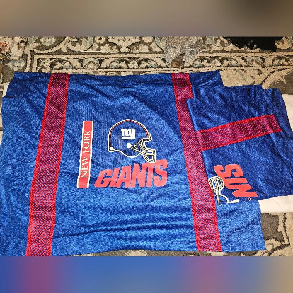 2 NY GIANTS Pillowcases