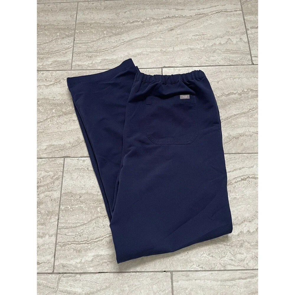 FIGS Pisco Basic Scrub Pants Navy Blue FM4500 Size XL