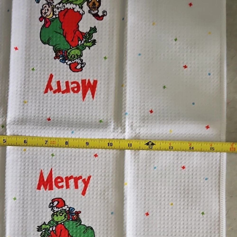 Merry Grinchmas Holiday Hand Towel