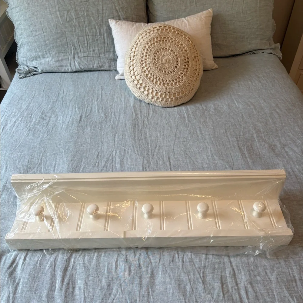 Set of 4 Brand New White Pottery Barn Wall Shelves (Never Used, In Boxes)