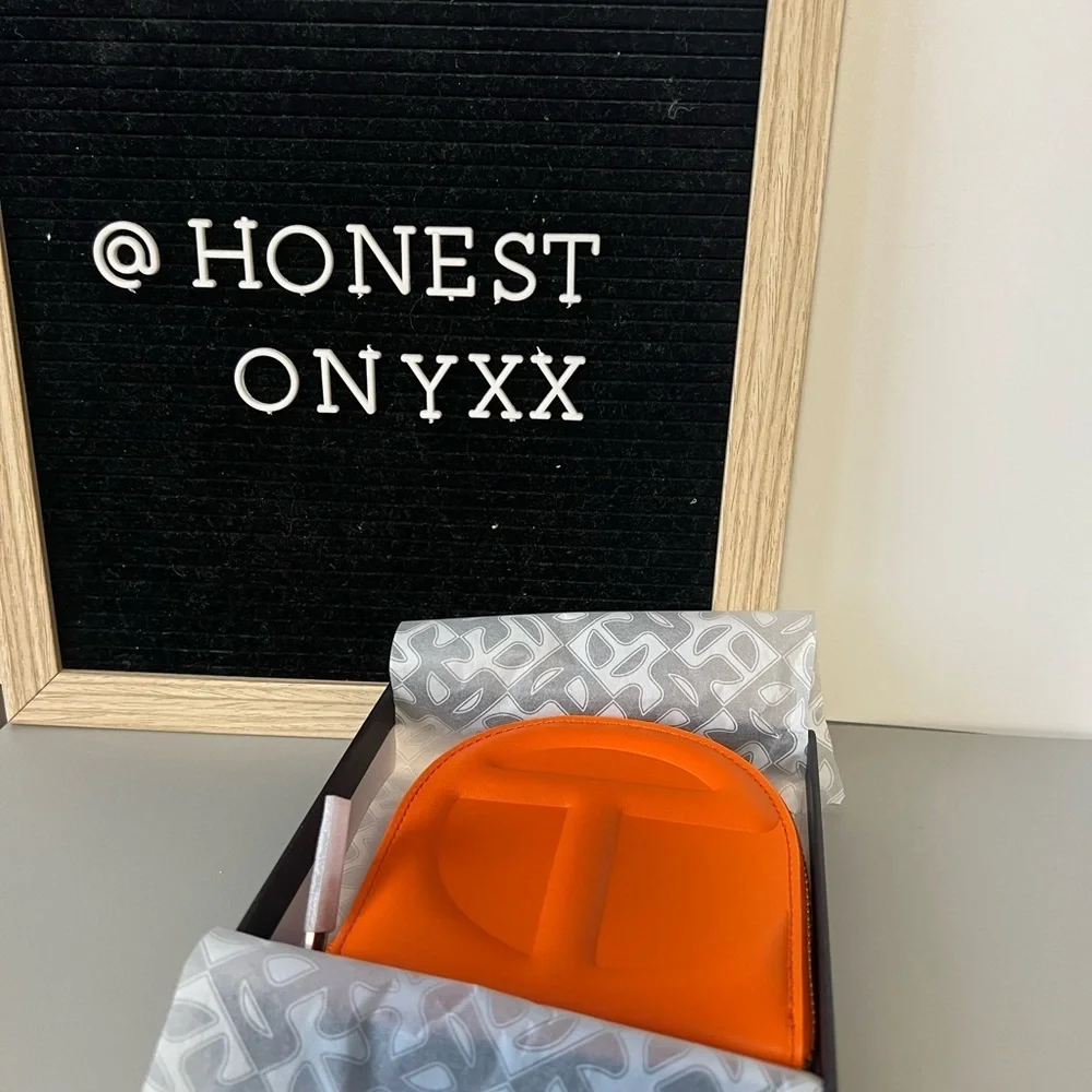 Orange Telfar Wallet
