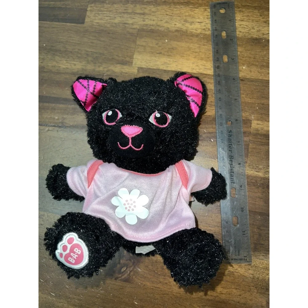 Build A Bear Buddies Magic Kitty Cat Mini Halloween Black 8