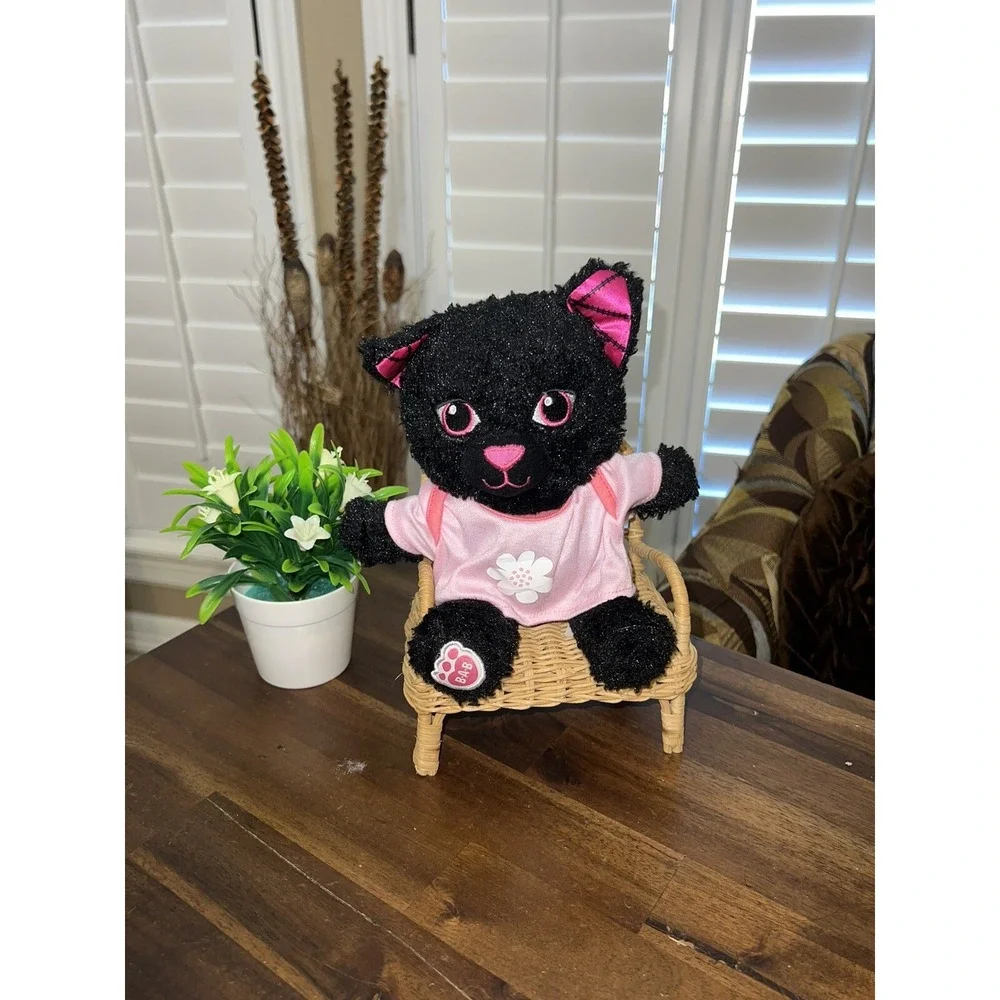 Build A Bear Buddies Magic Kitty Cat Mini Halloween Black 8