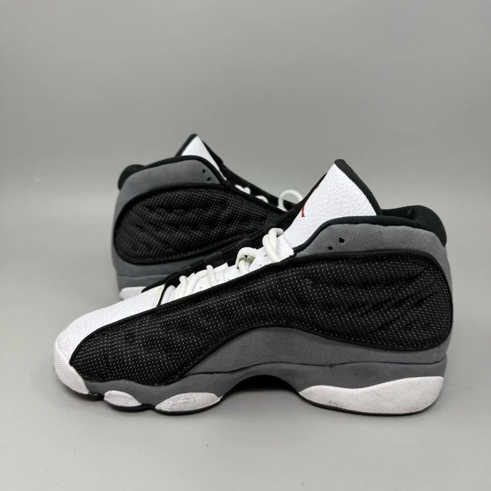 Nike Air Jordan 13 Retro GS Black Flint White Grey 884129 060 Size 6.5Y Womens 8