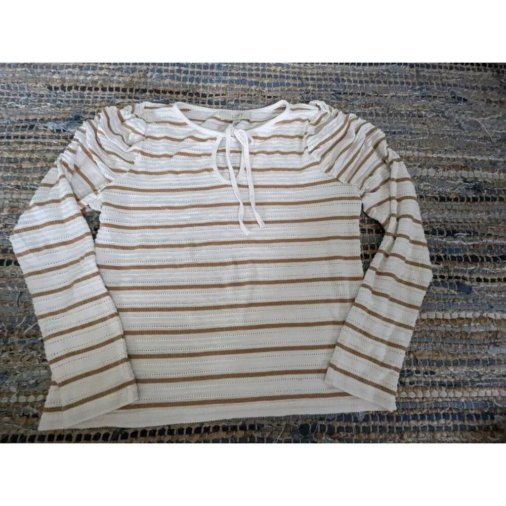 LOFT striped jacquard
