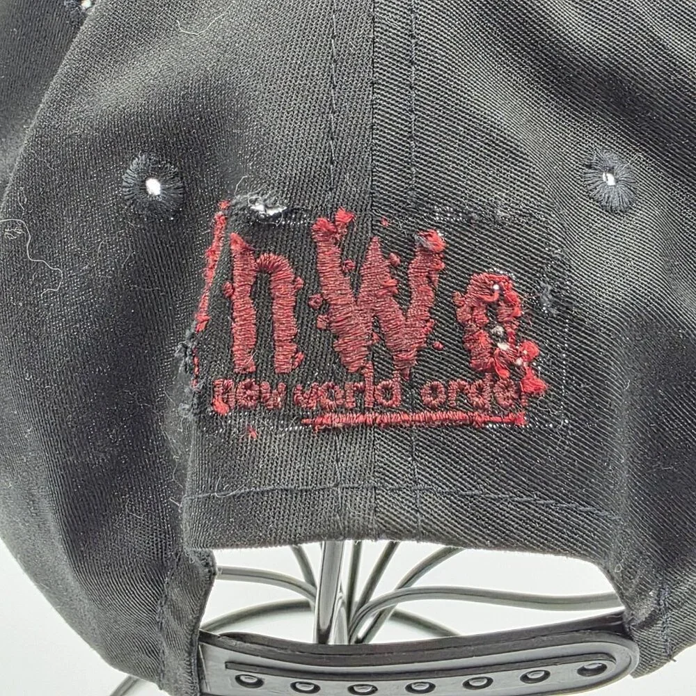 Vintage WCW nWo Hat Cap Snap Back Mens One Size Wrestling Sting Wolfpac 90s
