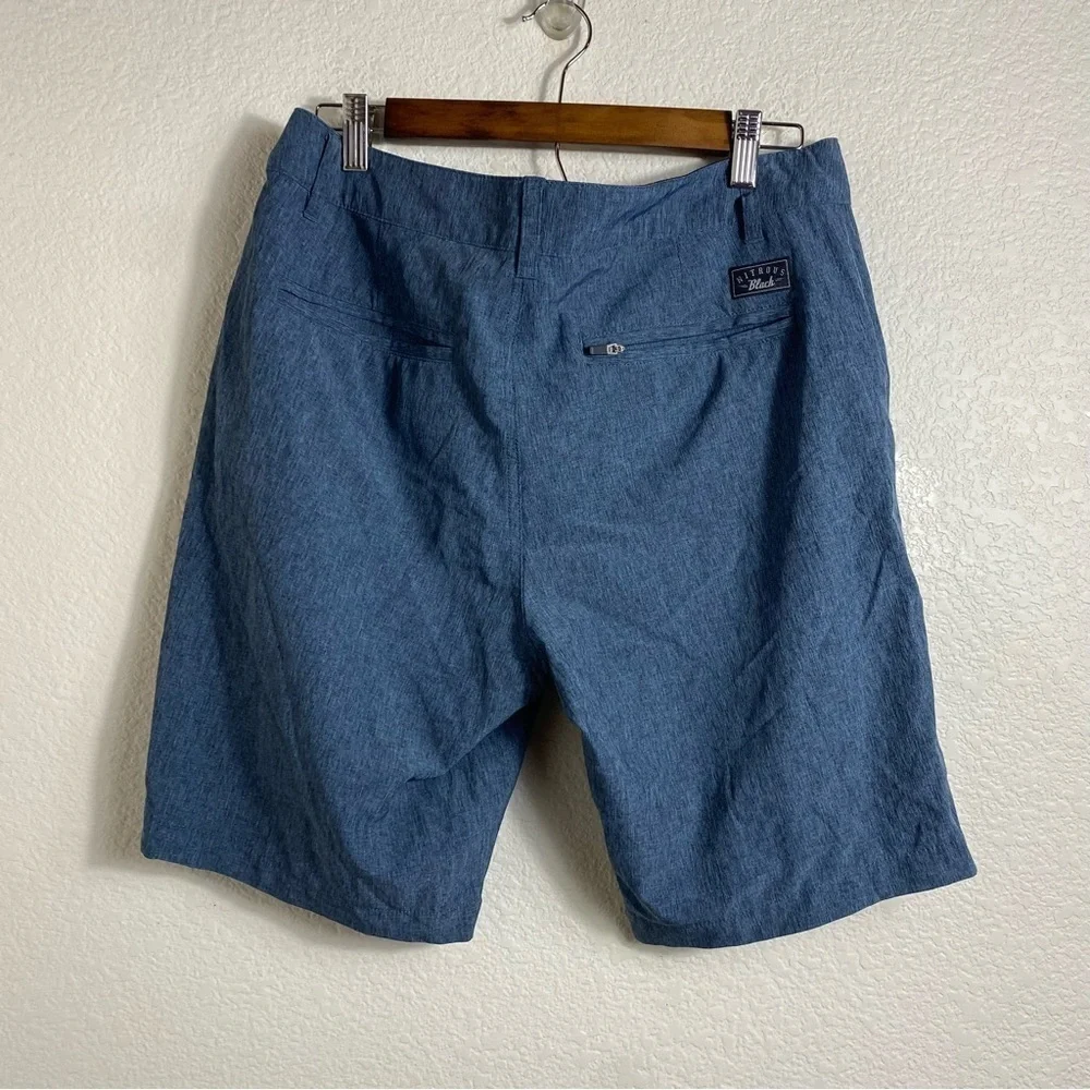 Nitrous Black Men's Blue Shorts Size: 32