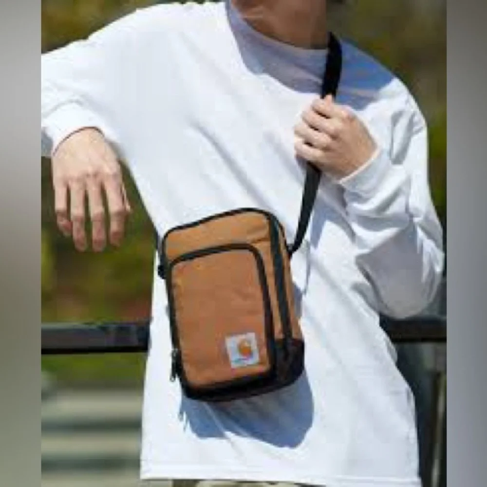 Carhartt Brown Messager Crossbody Zip Bag