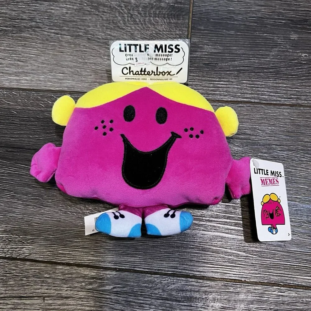 Little Miss Chatterbox The Mr. Men Show Plush Toy NEW‎ WITH TAG. VGC