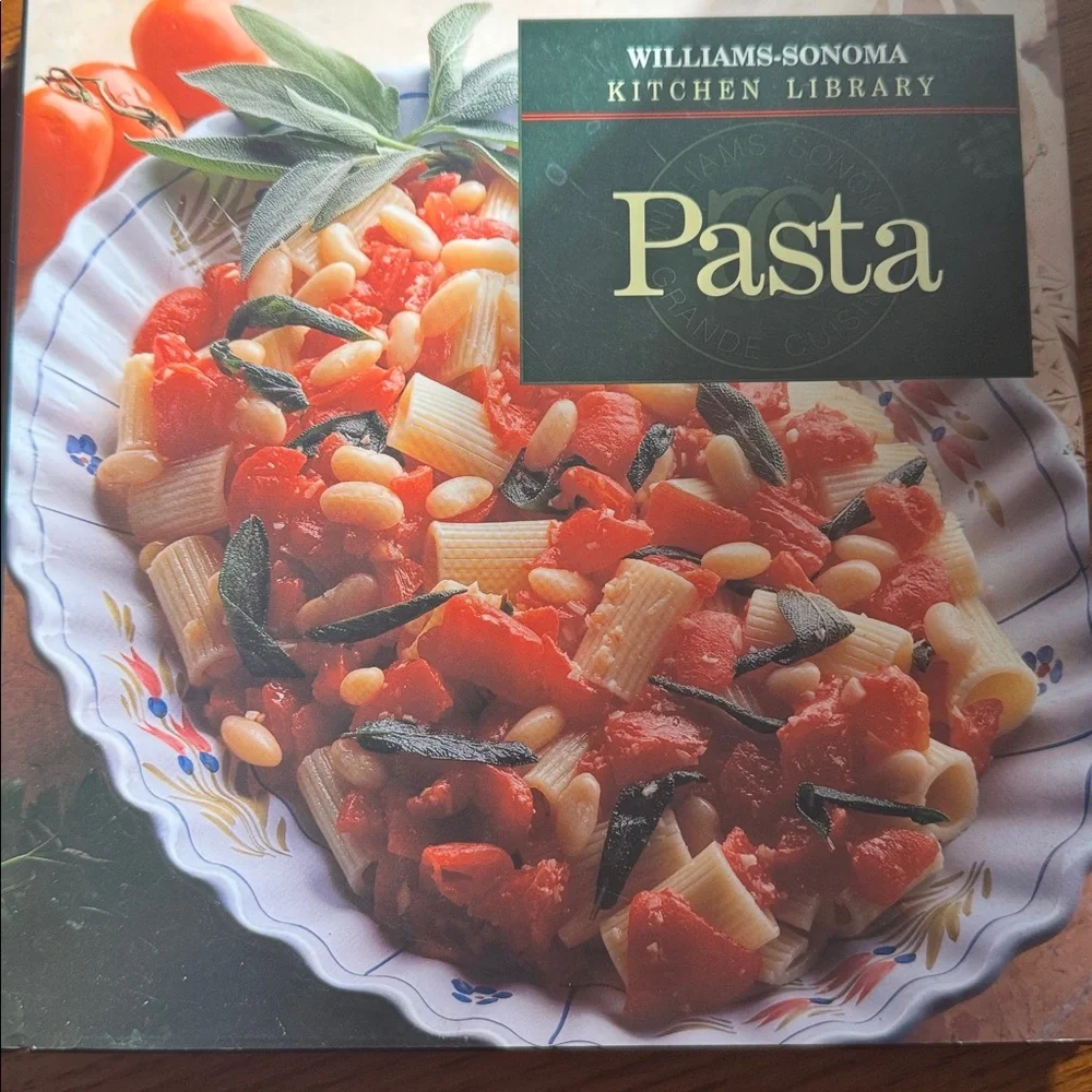 Williams Sonoma Kitchen Library Pasta Cookbook - Red and Green Cover