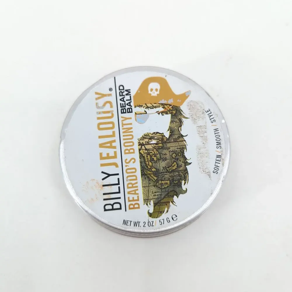 Billy Jealousy Beardos Bounty Bead Balm 2 oz Soften Smooth Style Set 2 NEW FLAW