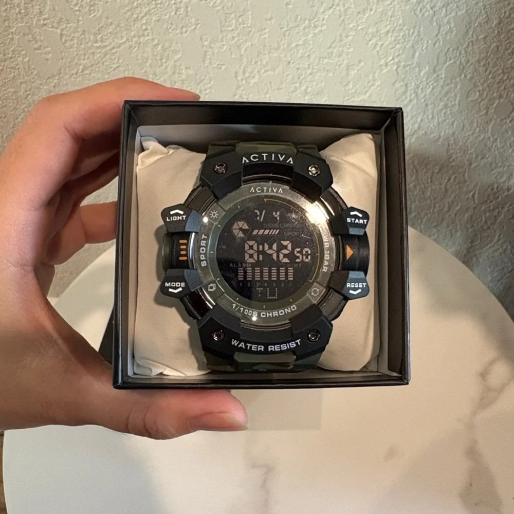 Activa Armour X Invicta Men's Digital Watch - 50mm. Camouflage NWT